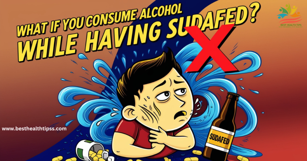 what if you consume
 alcohol while having sudafed