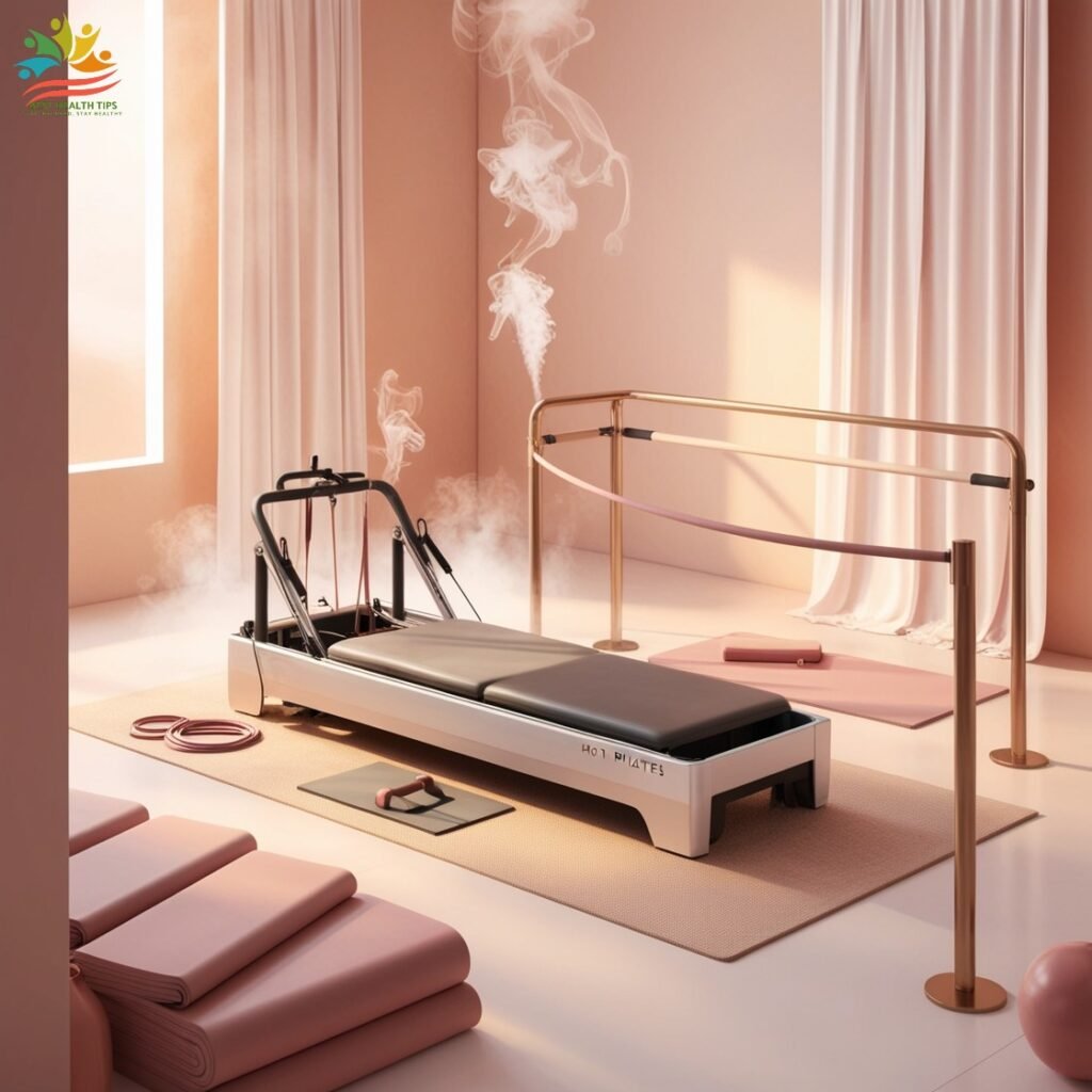 exercise practiced in a steamy room